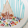 Cozy Cabin Embroidery Kit - DIGS