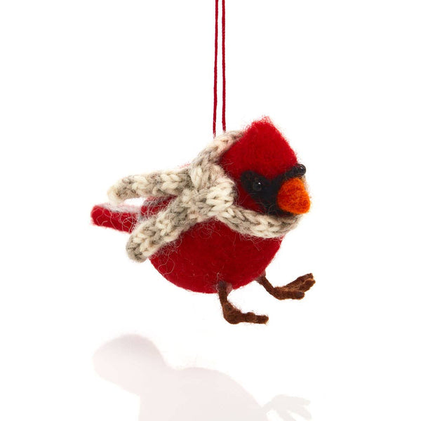 Cozy Cardinal Ornament - DIGS