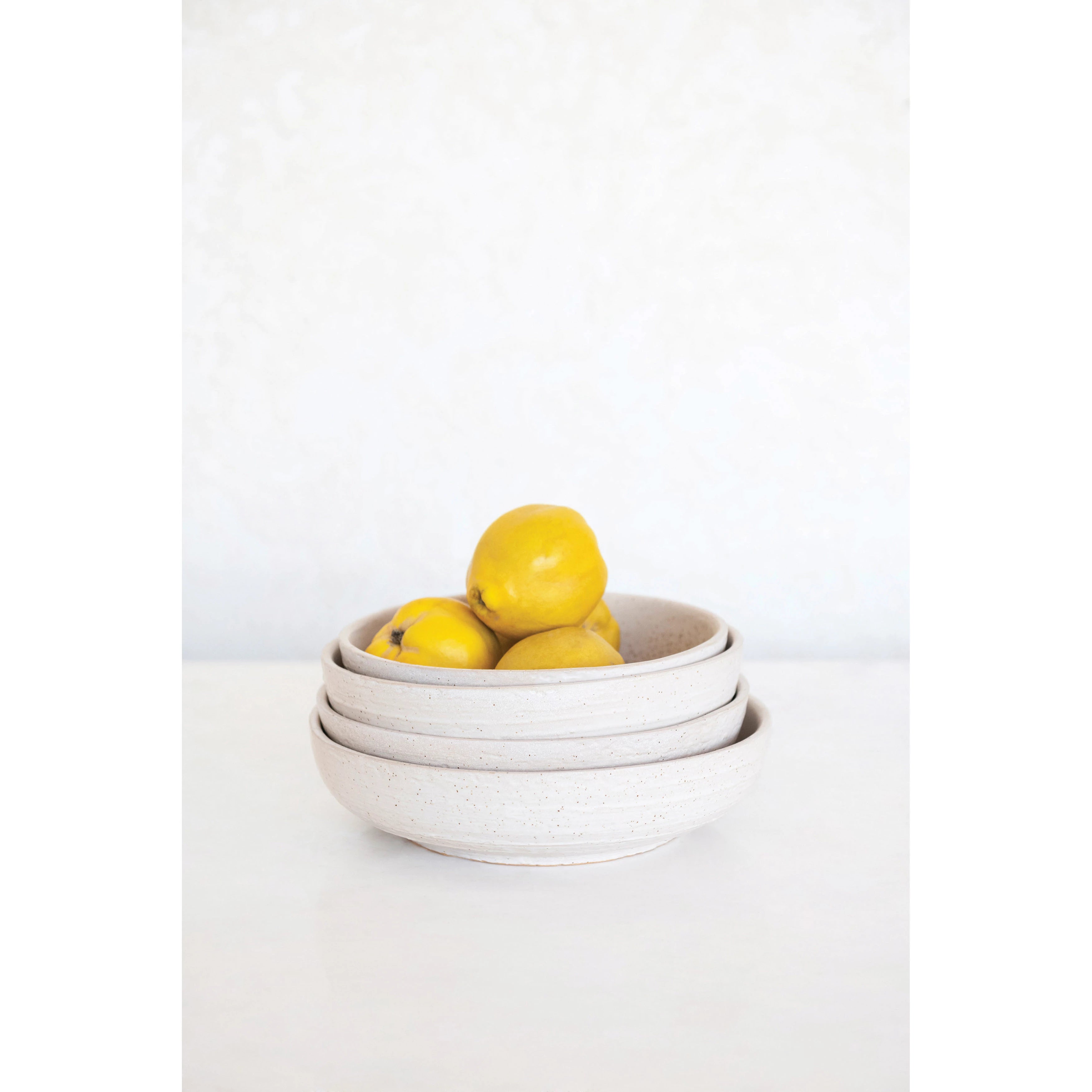 Cream Colored Speckled Bowl - DIGS