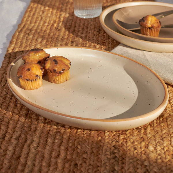 Cream Cottage Oval Platter - DIGS