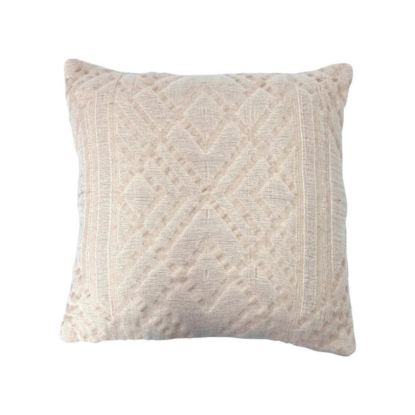 Cream Jacquard Pillow - DIGS