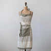 Cream & Olive Apron with Pocket - DIGS