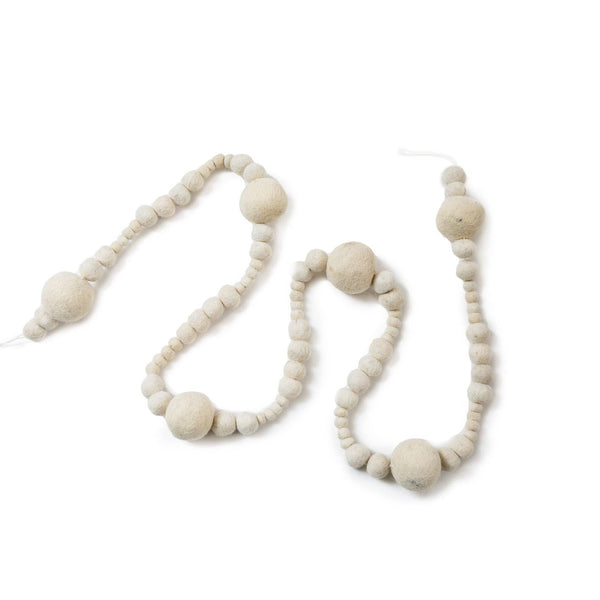 Cream Pom Pom Garland - DIGS
