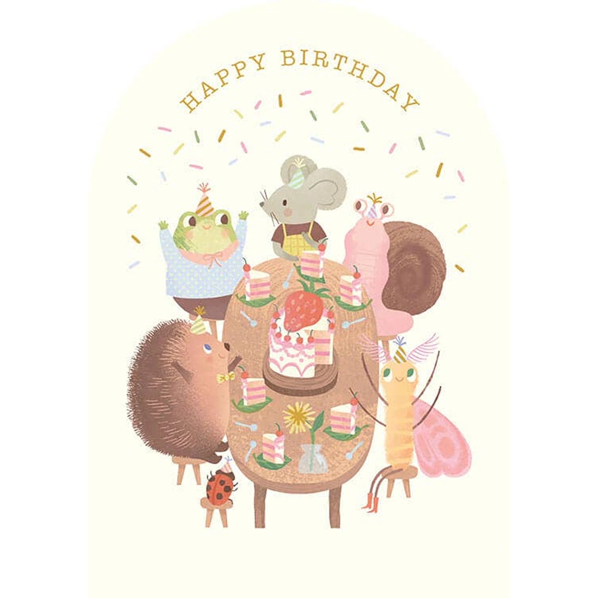 Critter Party Birthday Card - DIGS