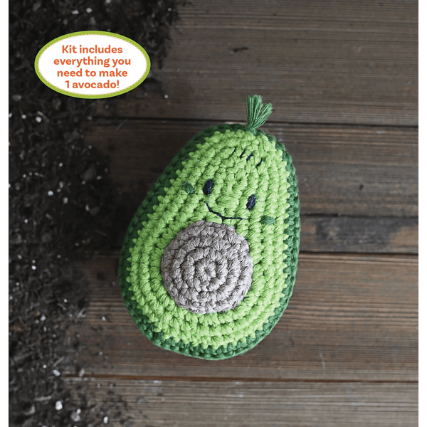 Crochet Your Veggies Avocado Amigurumi Kit - DIGS
