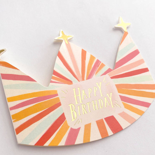 Crown Birthday Card - DIGS