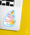 Crying Clown Cat Sticker - DIGS