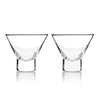 Crystal Stemless Martini Glass Set/2 - DIGS