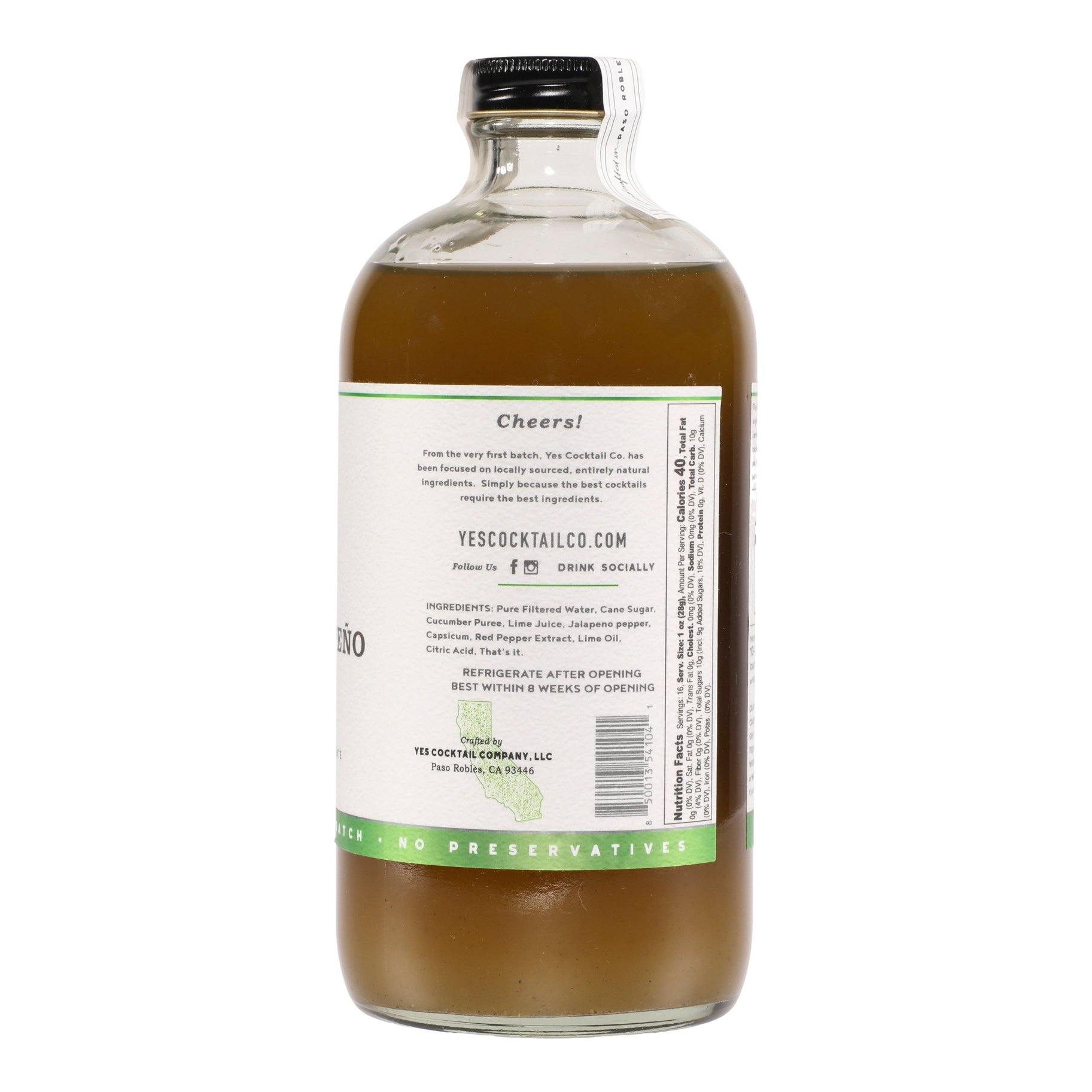 Cucumber Jalapeno Cocktail Mixer - DIGS