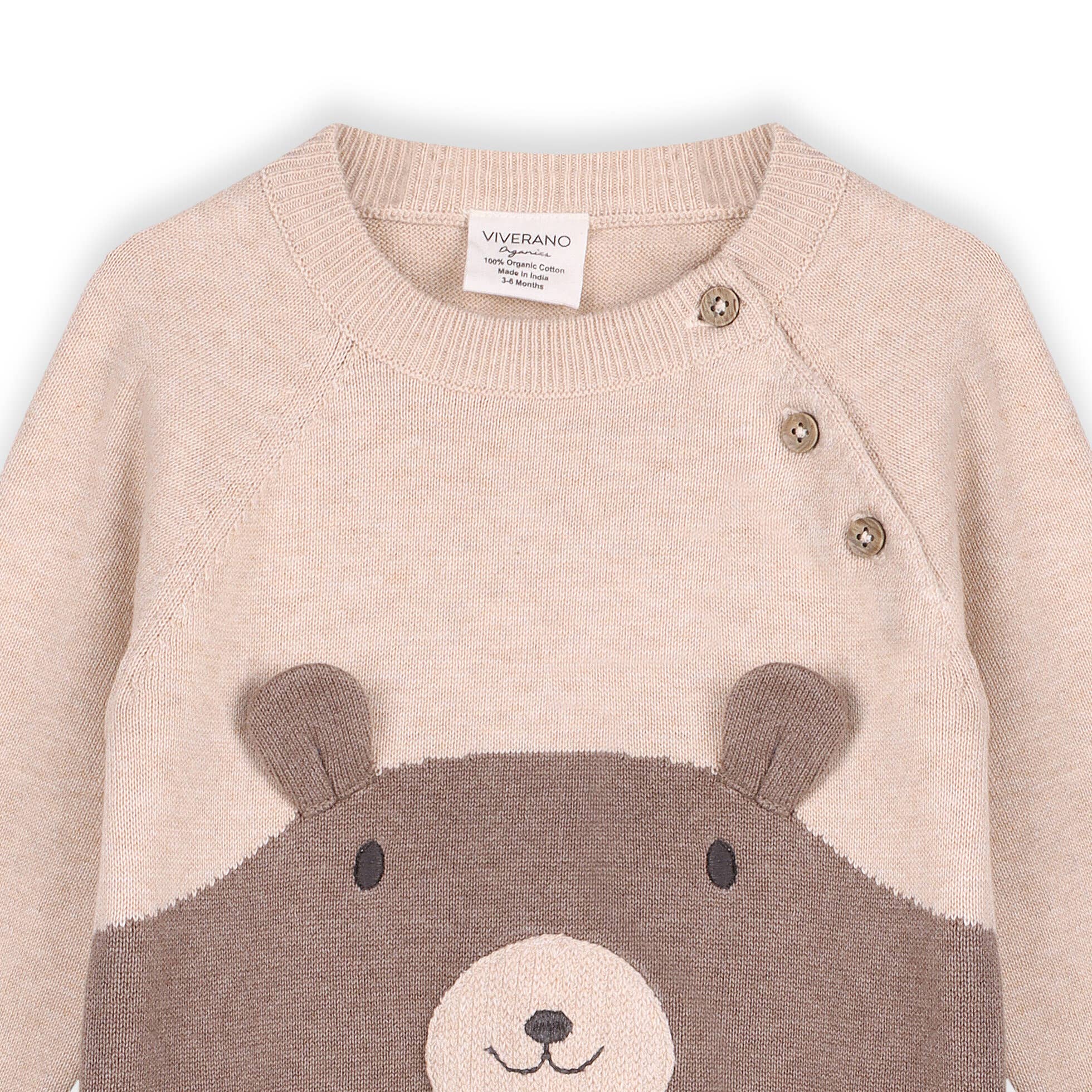 Cuddly Bear Sweater Knit Jumpsuit - DIGS