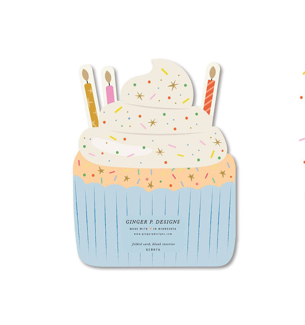 Cupcake Birthday Card - DIGS
