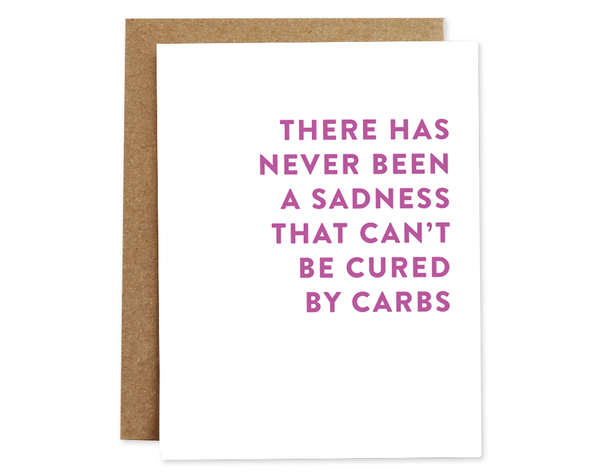 Cured By Carbs Card - DIGS