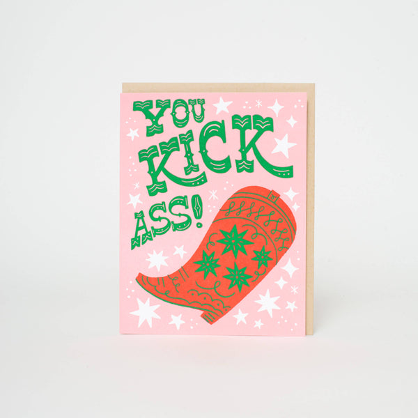 Kick Ass Congrats Card