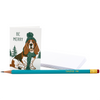 Mini Basset Hound Box Set of 6 Cards