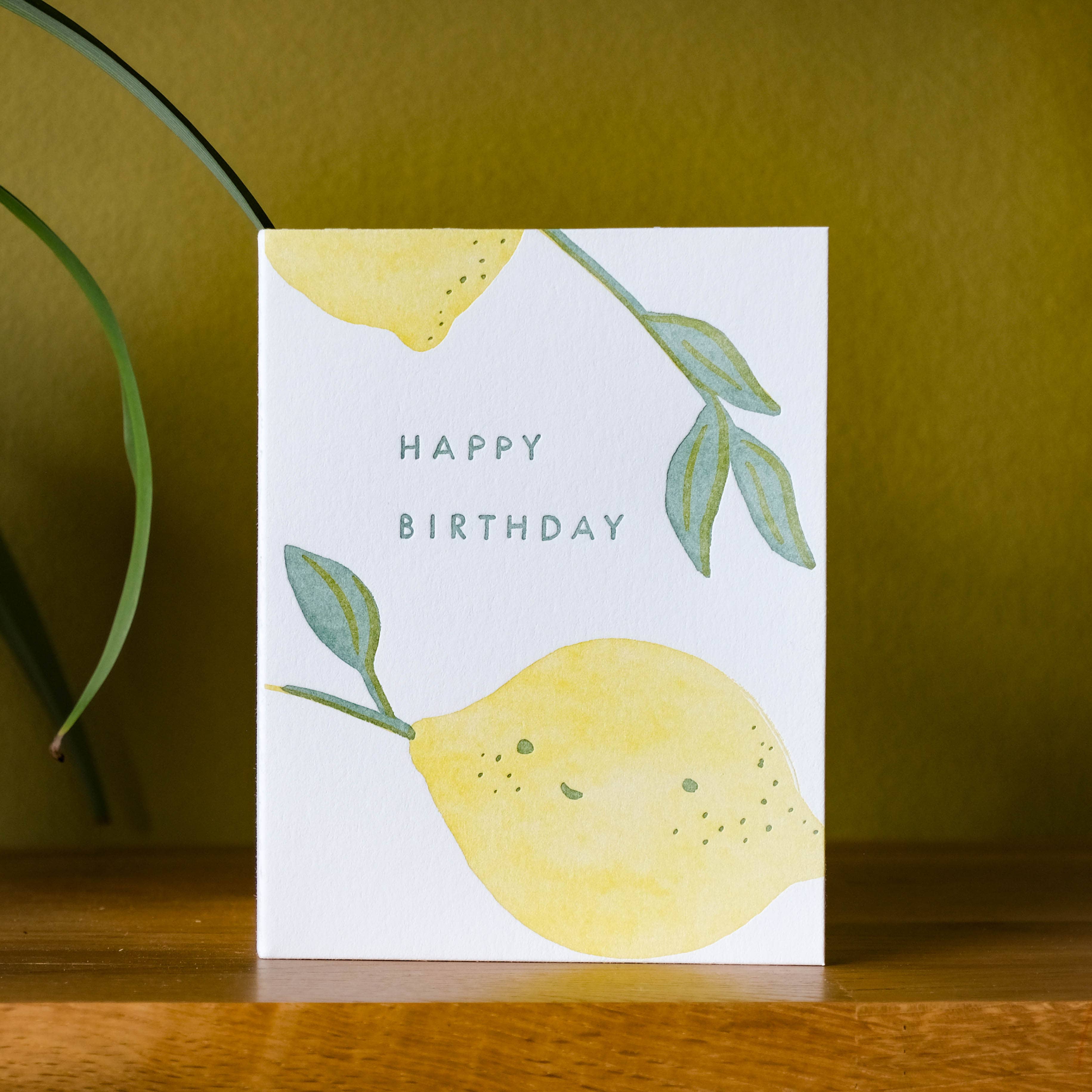 Lemony Birthday Card