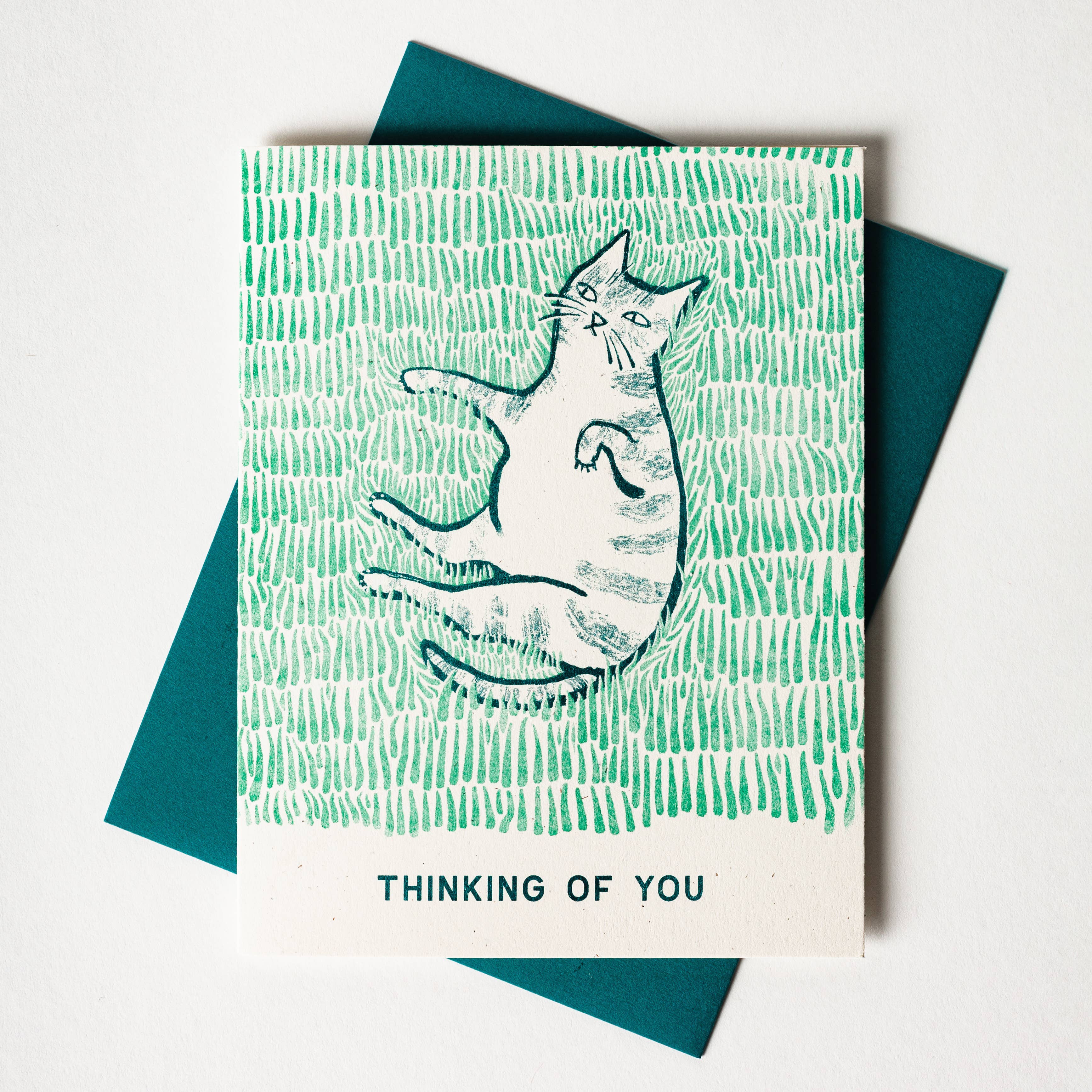 Thinking of You Cat Card