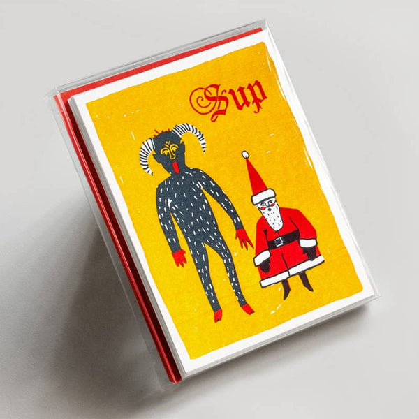 Sup Krampus & Santa Card Box Set