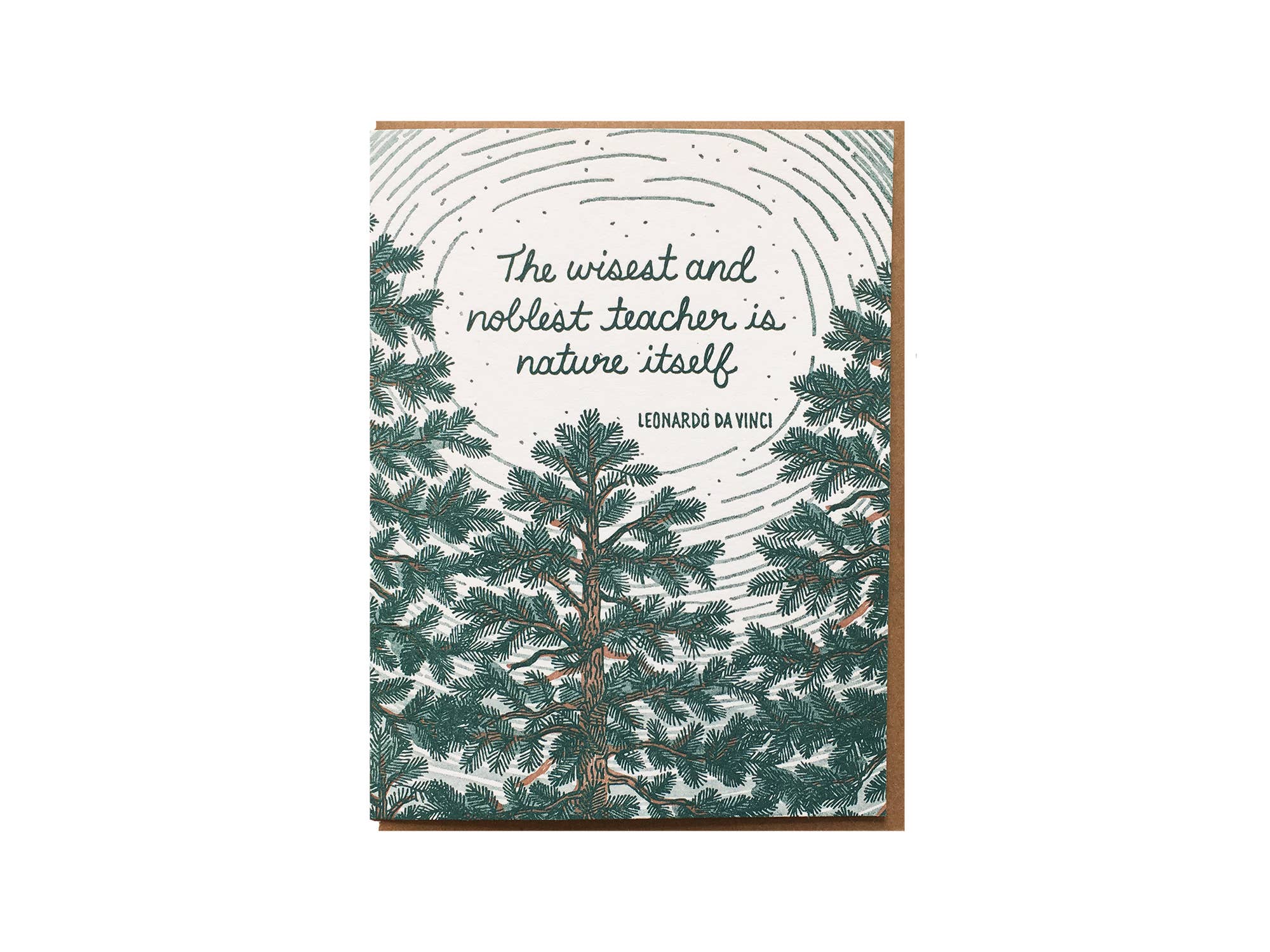 Da Vinci Nature Quote Card - DIGS