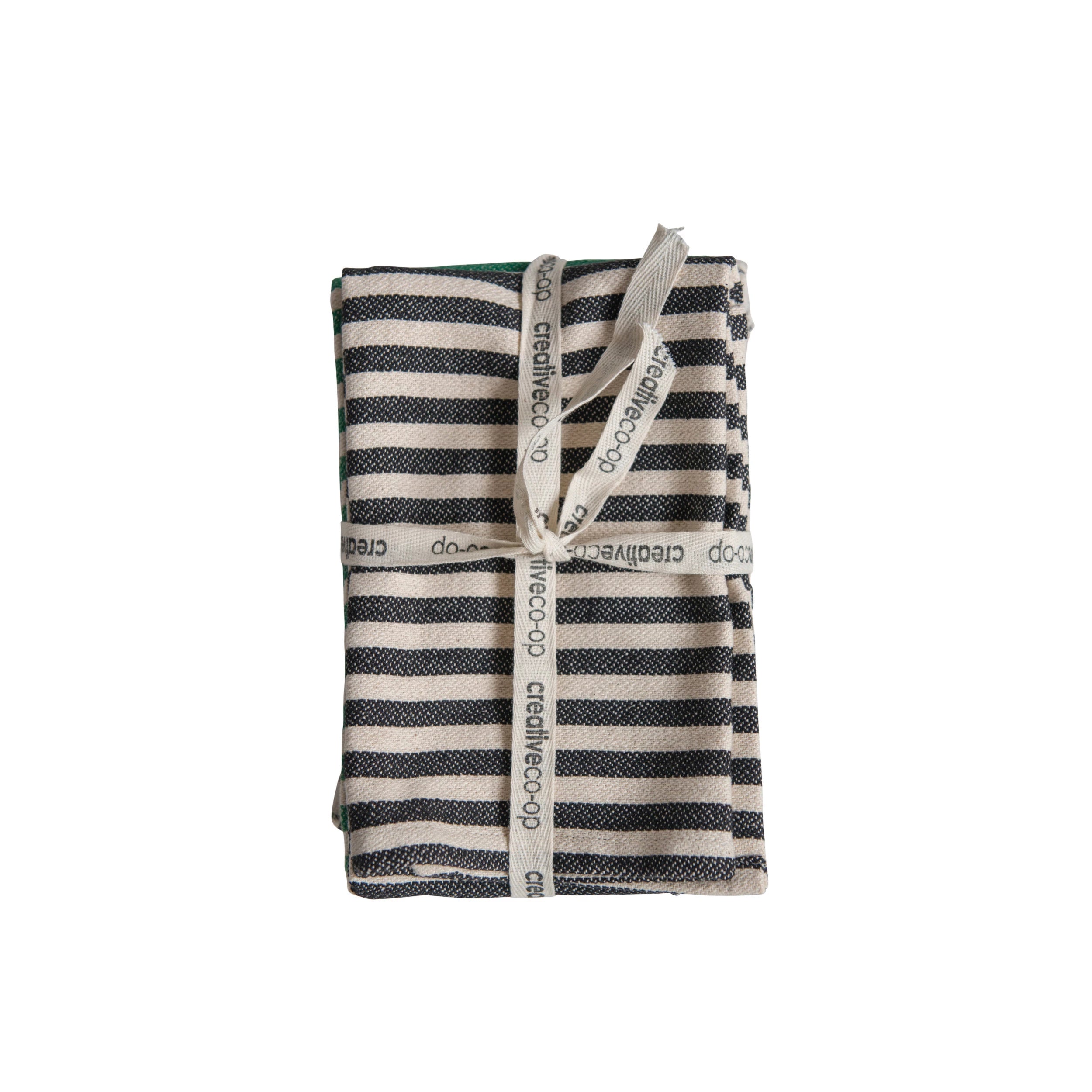 Stripes and Grid Tea Towel Set