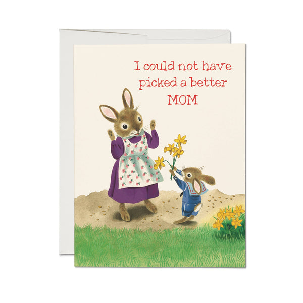 Daffodil Flower Mother's Day Card - DIGS