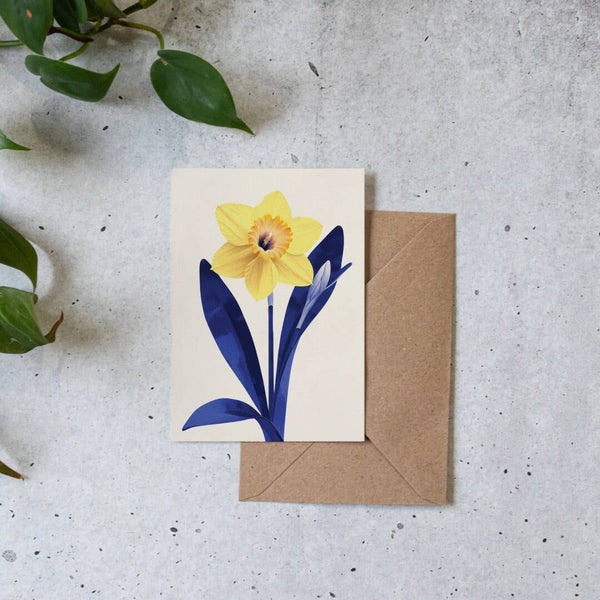 Daffodil Greeting Card - DIGS