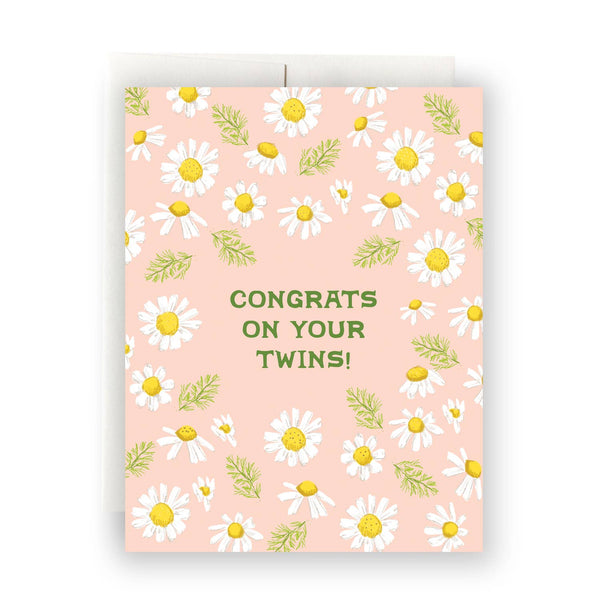 Daisies Twins Card - DIGS