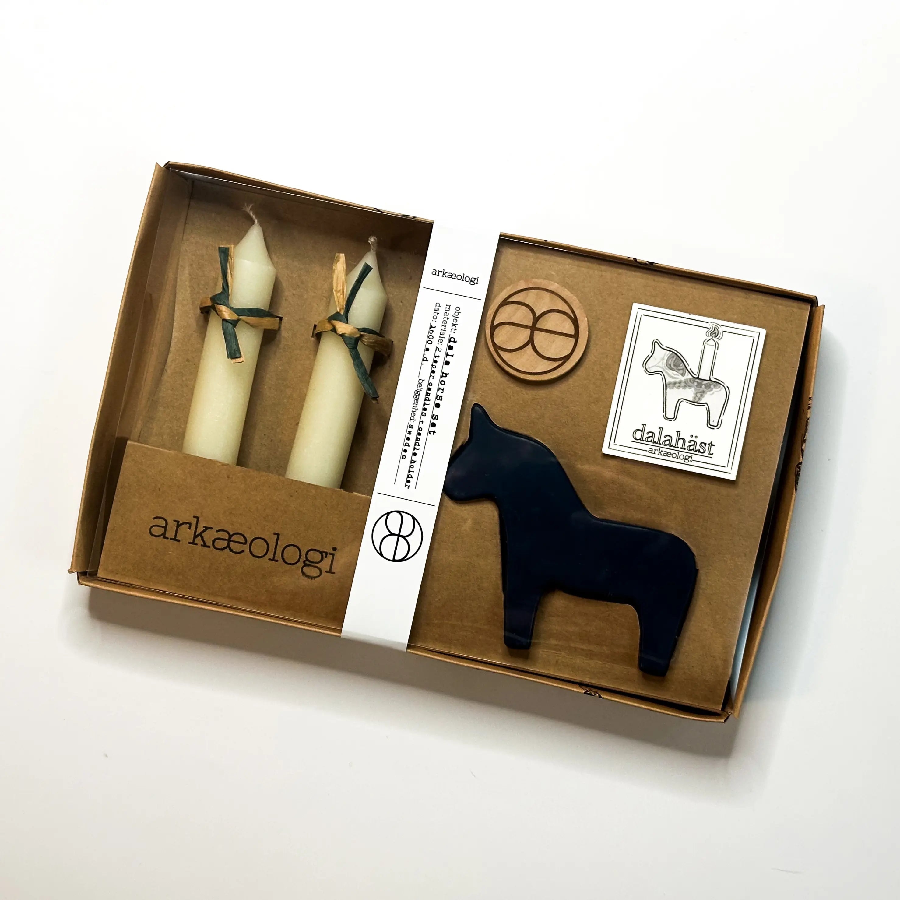 Dala Horse Candleholder Gift Set - DIGS