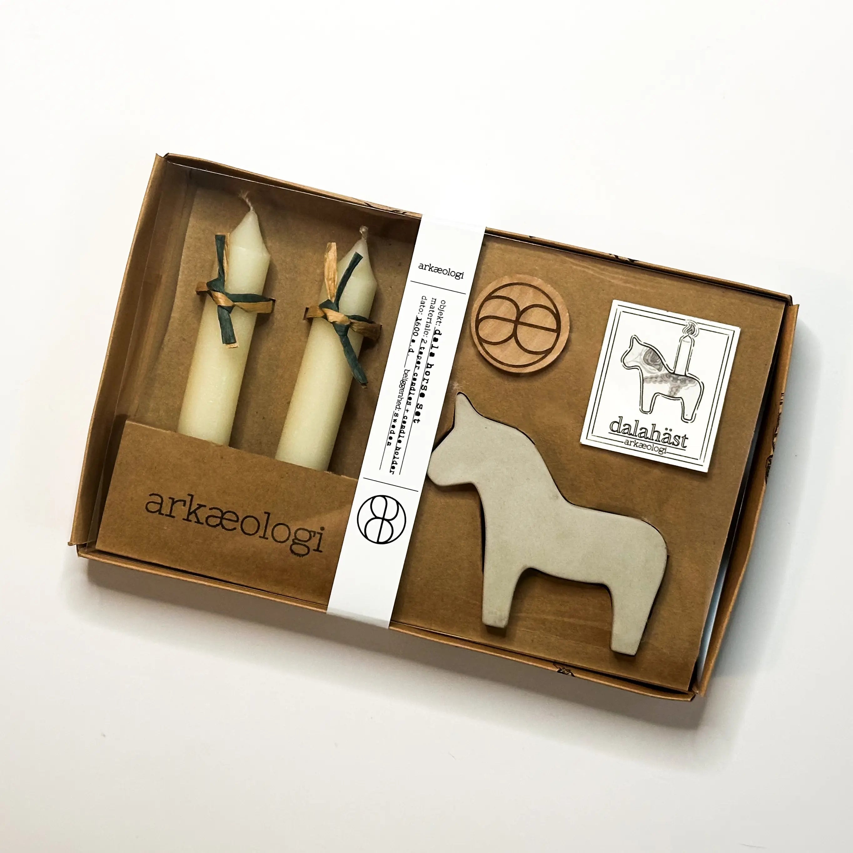 Dala Horse Candleholder Gift Set - DIGS