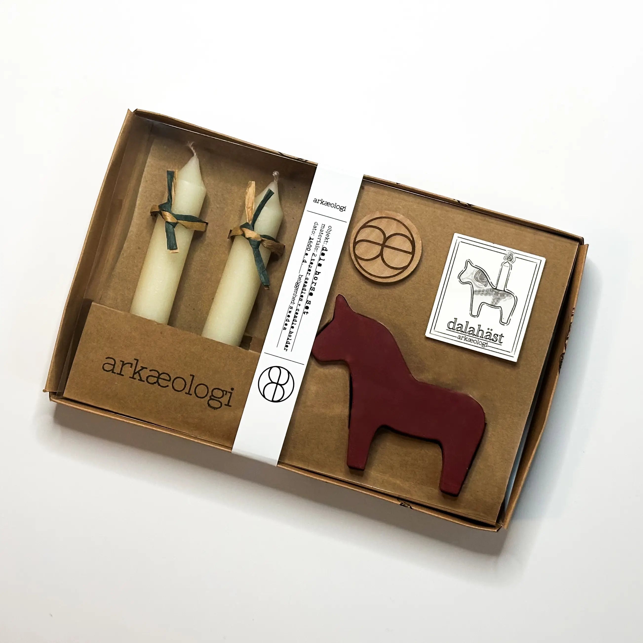 Dala Horse Candleholder Gift Set - DIGS