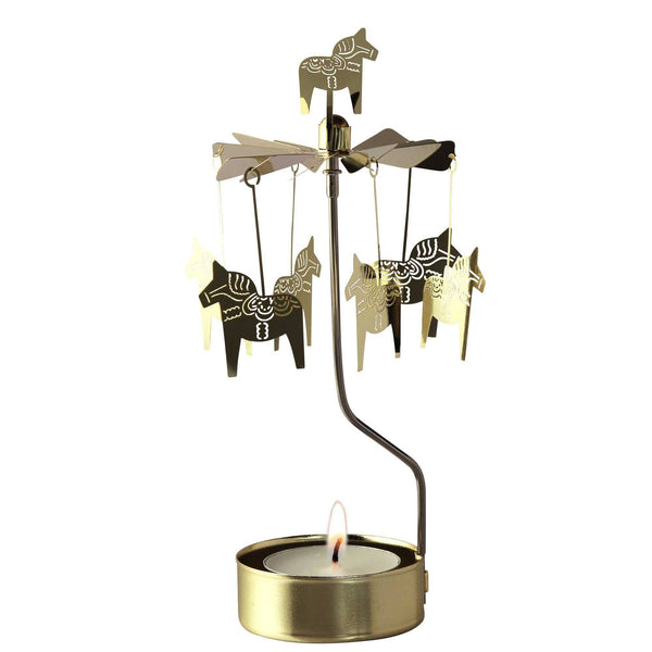 Dala Horse Tealight Spinner - DIGS