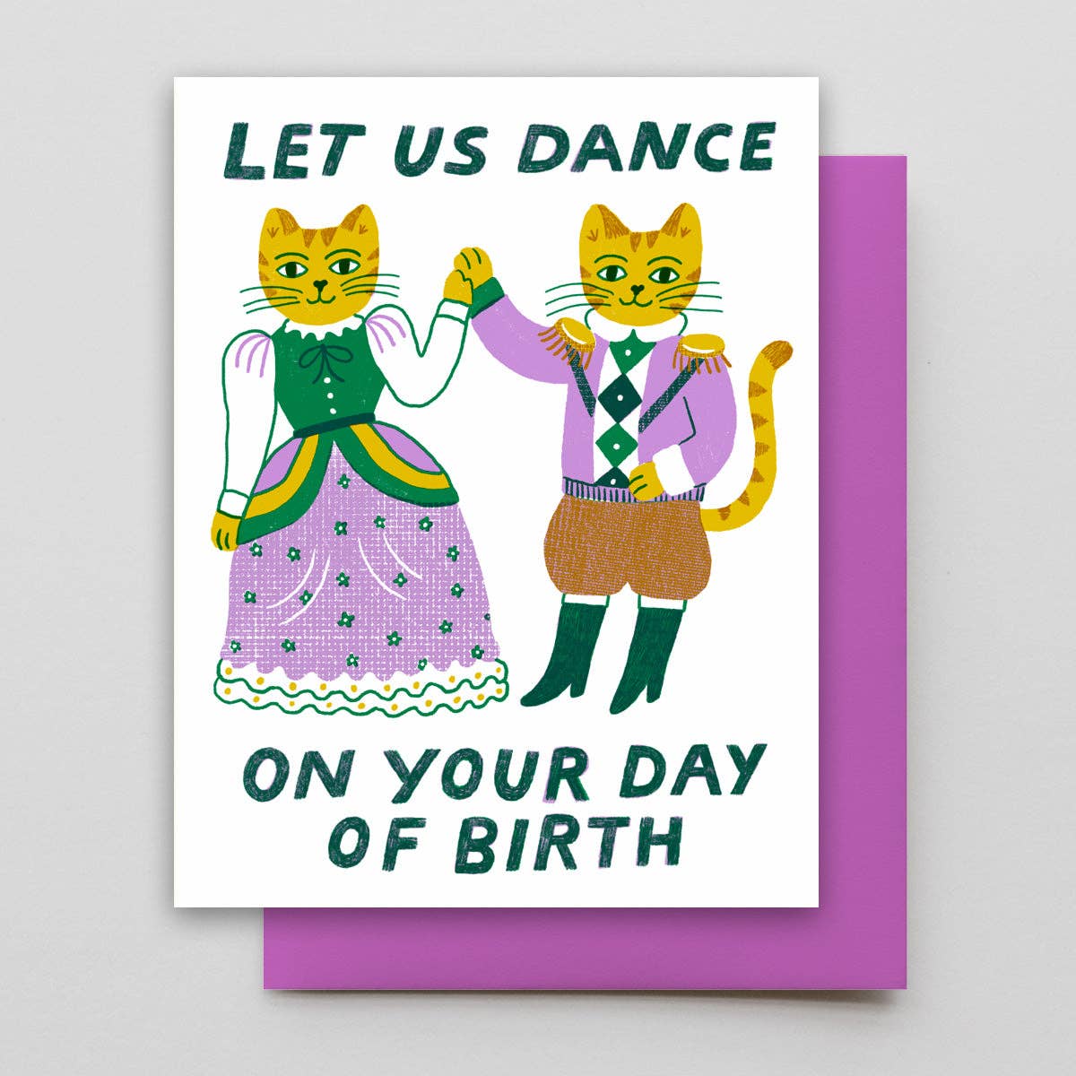 Dancing Cats Birthday Card - DIGS