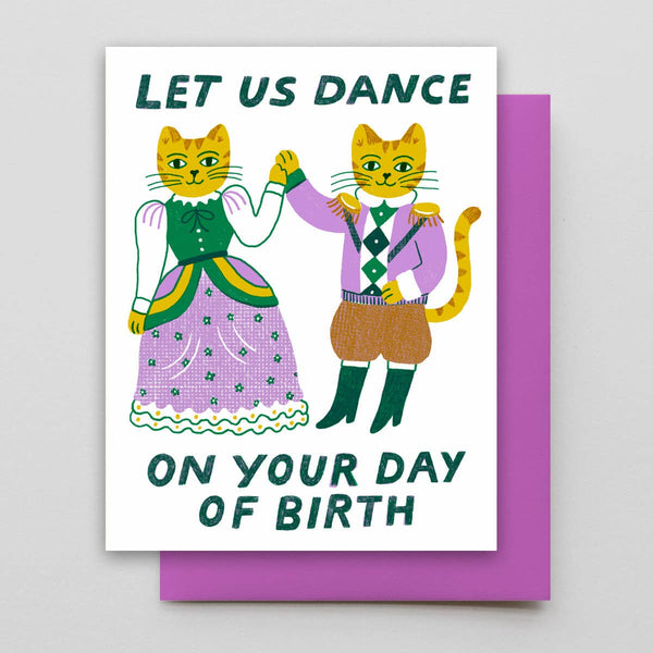 Dancing Cats Birthday Card - DIGS