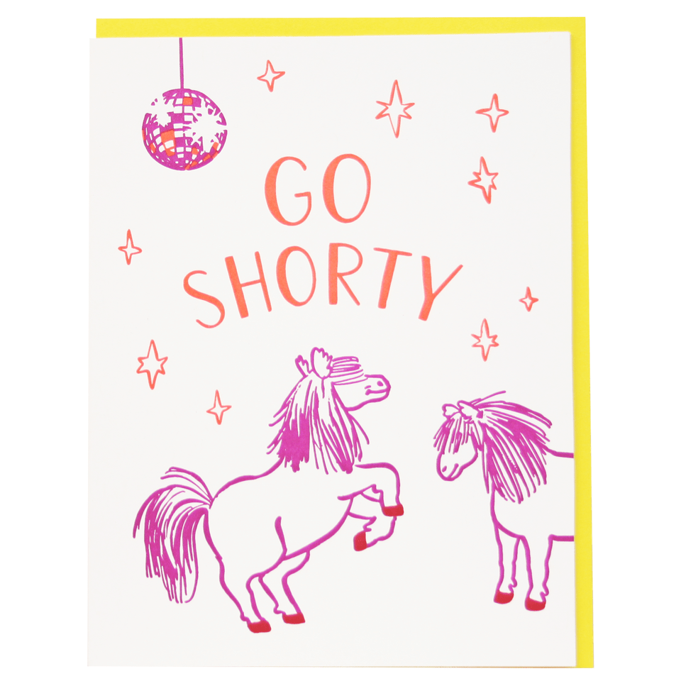 Dancing Ponies Birthday Card - DIGS