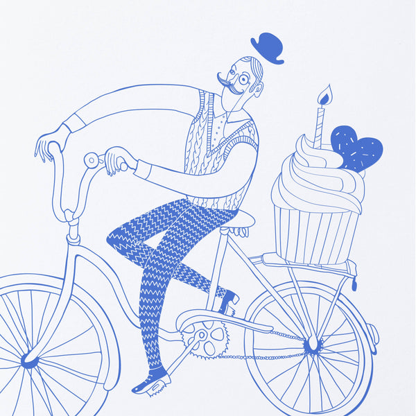 Dandy Bike Birthday Card - DIGS