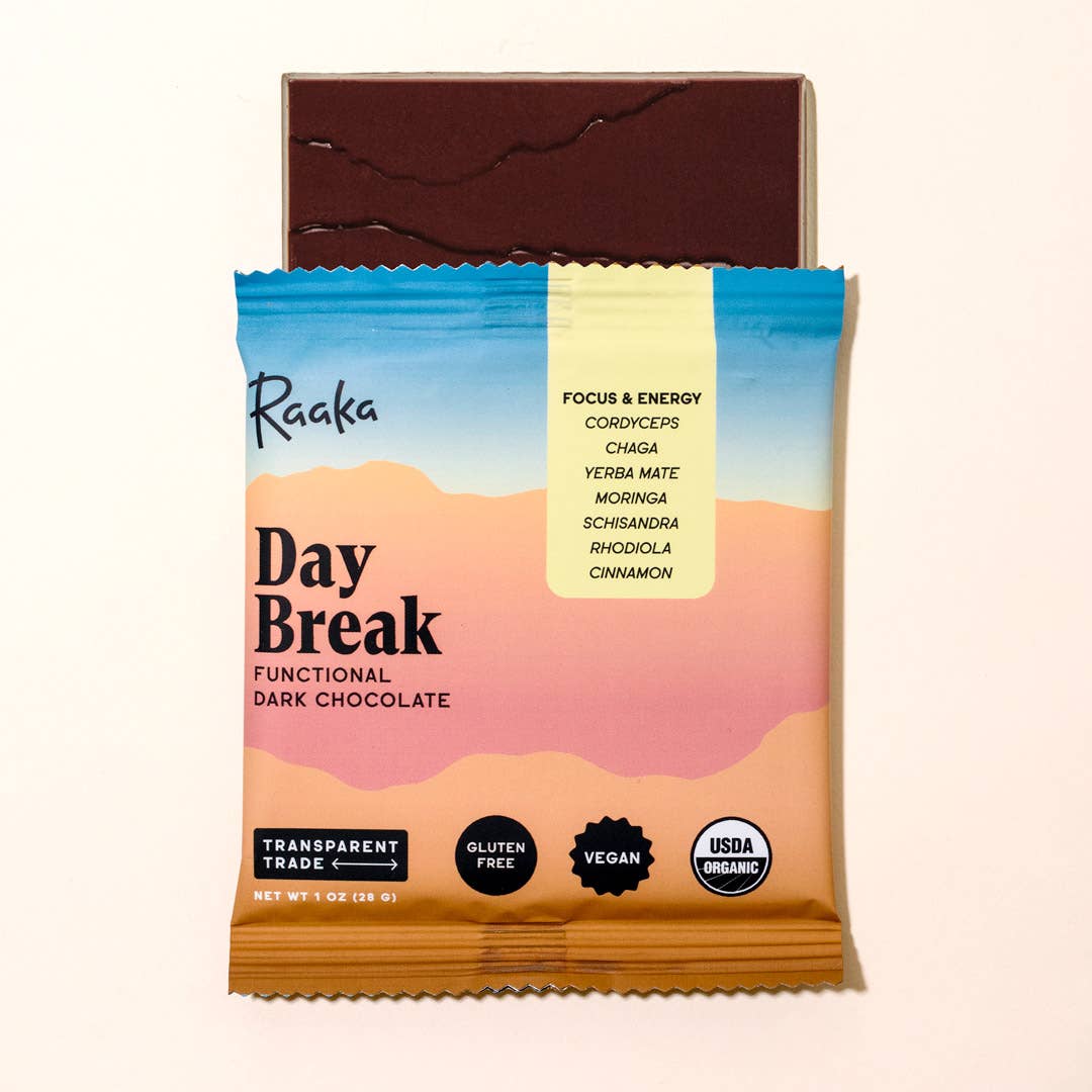 Day Break Functional Dark Chocolate Bar - DIGS