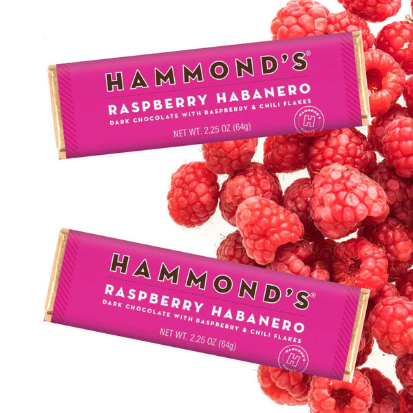 Raspberry Habanero Dark Chocolate Bar