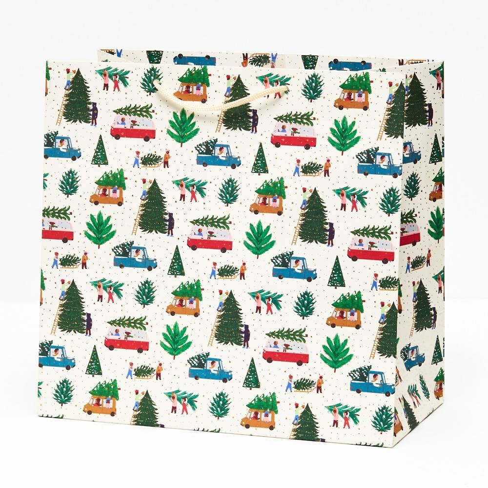 Tree Lot Christmas Gift Bag