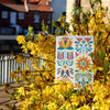 Fraktur Floral Greeting Card