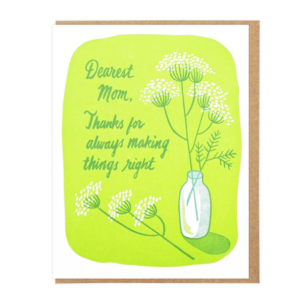 Dearest Mom Card - DIGS