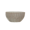 Debossed Stoneware Bowls - DIGS