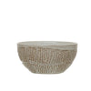 Debossed Stoneware Bowls - DIGS