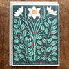 December Month Flowers Card - DIGS