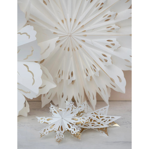 Decorative Hanging Paper Snowflakes - DIGS