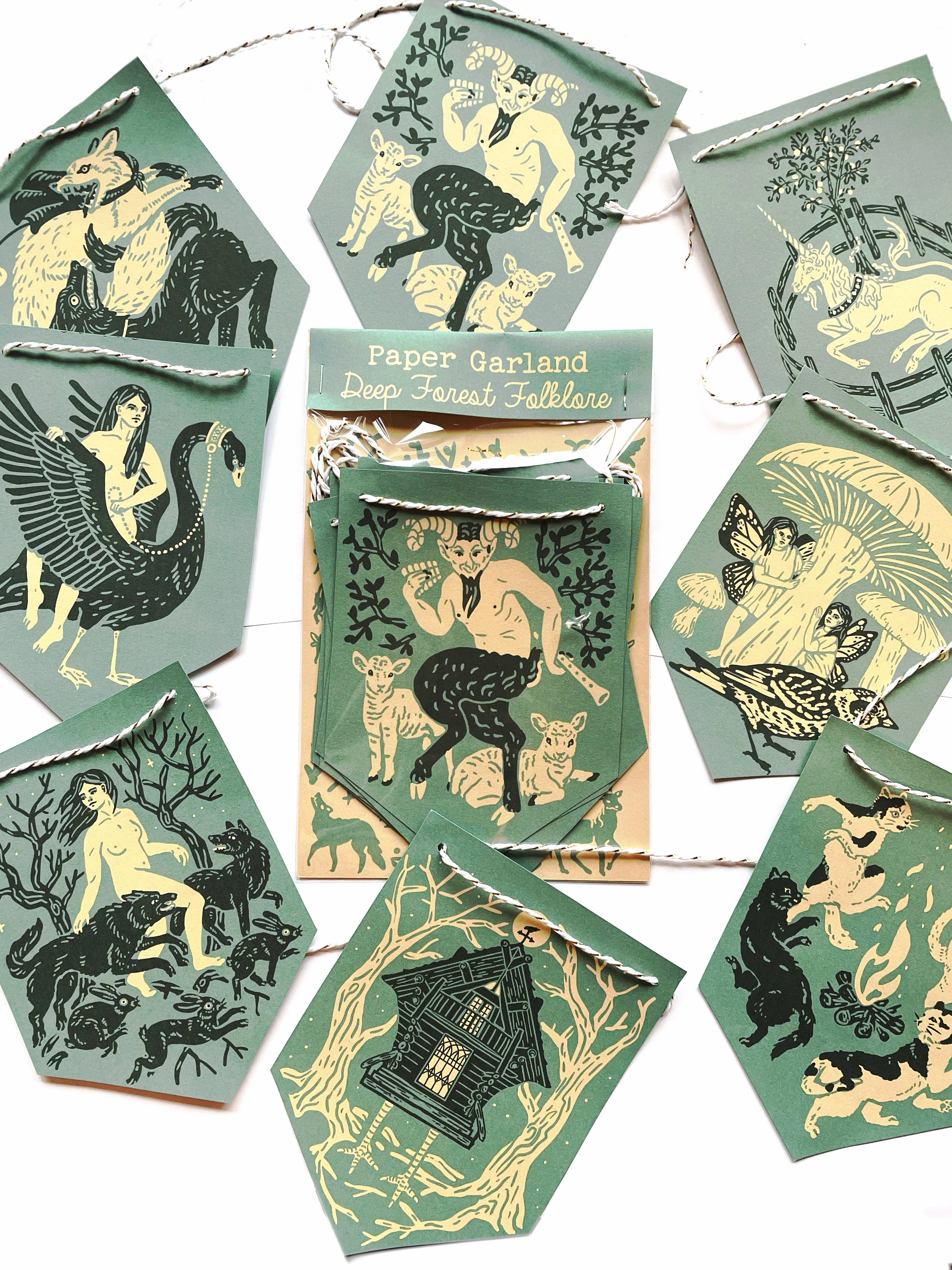 Deep Forest Folklore Garland  - DIGS