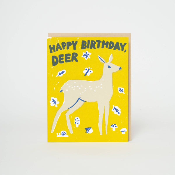 Deer Birthday Card - DIGS