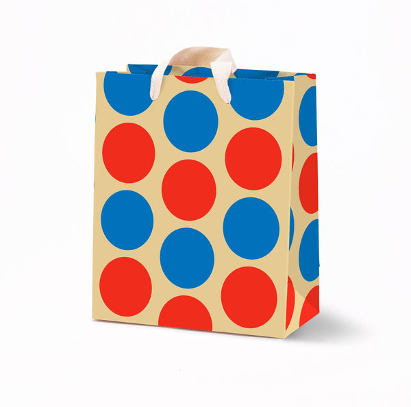 Spotty Geometric Gift Bag