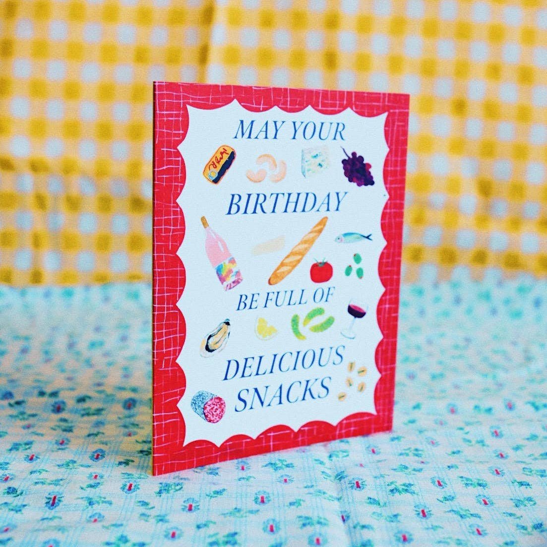 Delicious Snacks Birthday Card - DIGS