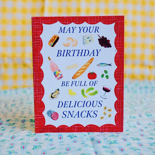 Delicious Snacks Birthday Card - DIGS