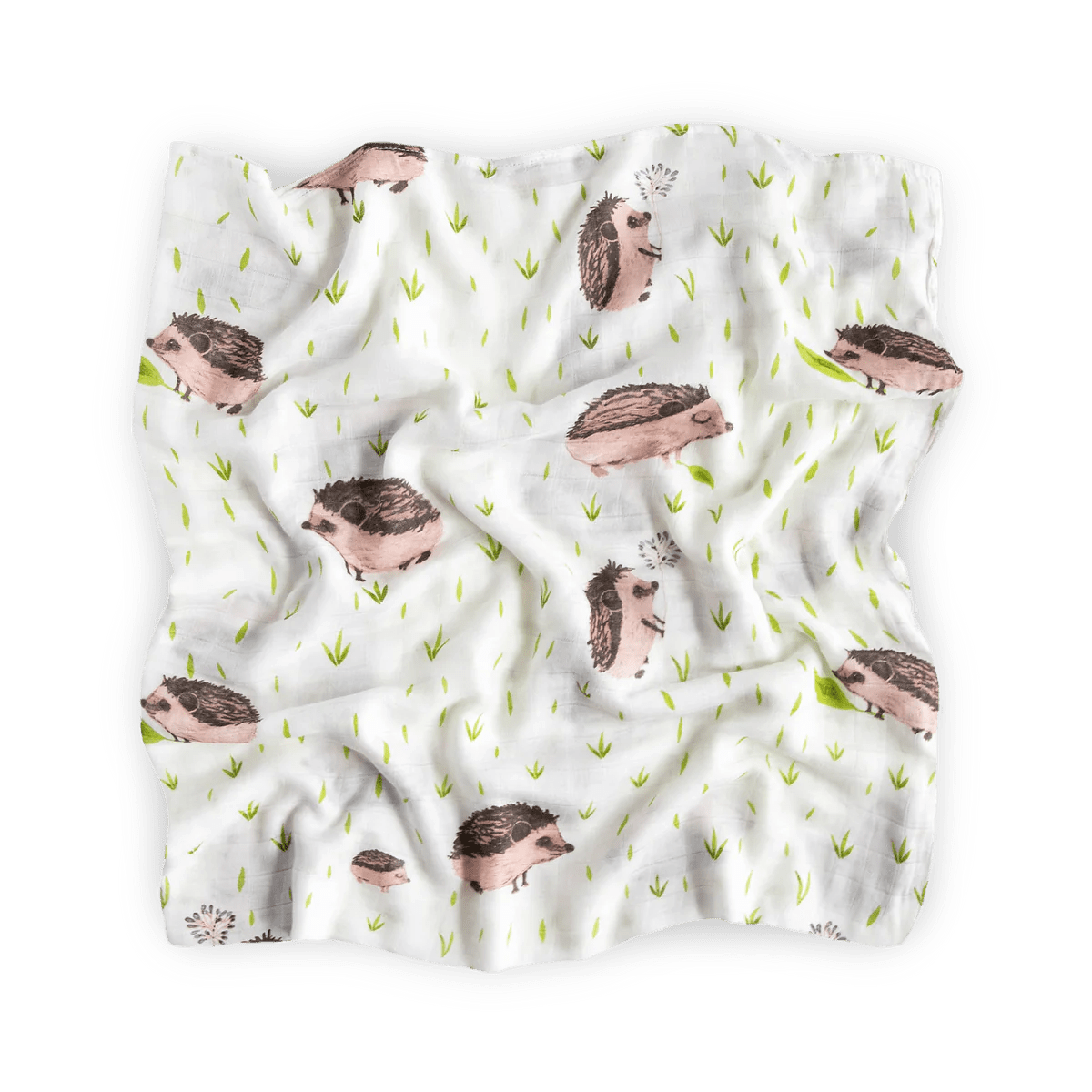 Deluxe Muslin Swaddle 2 Pack: Charcoal + Hedgehog - DIGS