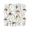 Deluxe Muslin Swaddle 2 Pack: Charcoal + Hedgehog - DIGS